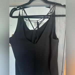 Black Strappy Tank Top